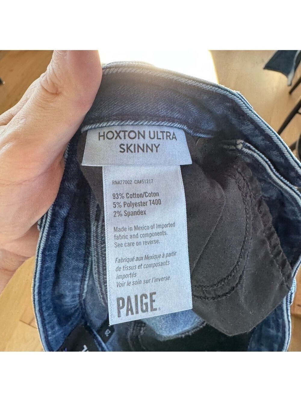 PAIGE Hoxton Ultra Skinny Jeans Size 29 - Picture 7 of 8